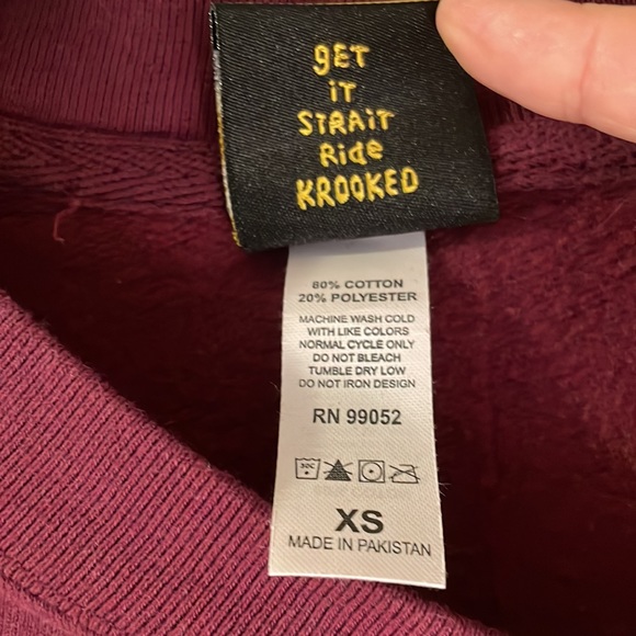 KRKD Crewneck Sweatshirt with graphic at chest - Picture 3 of 4